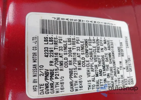 2010 Nissan Rogue S from USA, damaged, VIN JN8AS5MT0AW016301